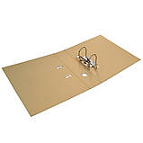 Папка-реєстратор картонна, А4, 70 мм, КРАФТ-покриття, фото 2