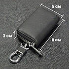 Ключниця для ключів із карабіном KIA new, фото 3