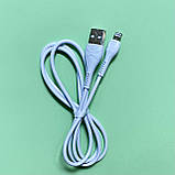 Кабель Hoco X37 USB Lightning для Apple iPhone, Data, 2.4А, 1 метр, колір - білий, фото 2