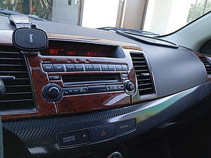 Накладки на панель (Meric) Дерево для Mitsubishi Lancer X 2008-2024 рр