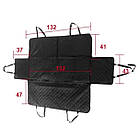 Чохол автомобільний для перевезення собак, чорний, фото 3