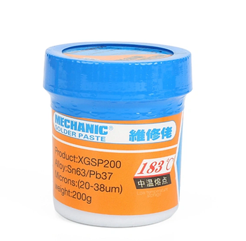 Паяльна паста Mechanic XGSP80 Sn63/Pb37 60г 183°C (X-893)