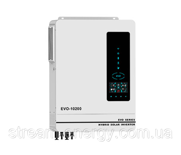 Гібридний інвертор 10кВт ANERN SCI-EVO-10200 48V, ток заряду 160А, MPPT(90-450В) для дому, для квартири, фото 1