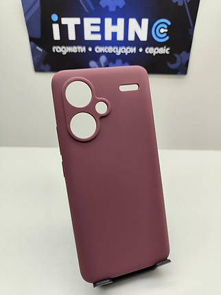 Накладка Silicone Case Original Full Protective AA (No Logo) Xiaomi Redmi Note 13 Pro Plus (9), фото 1