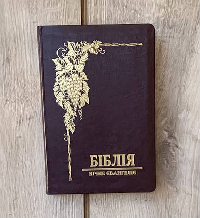Біблія. Вічне Євангеліє в перекладі В. Громова українською /бургунді/, фото 1