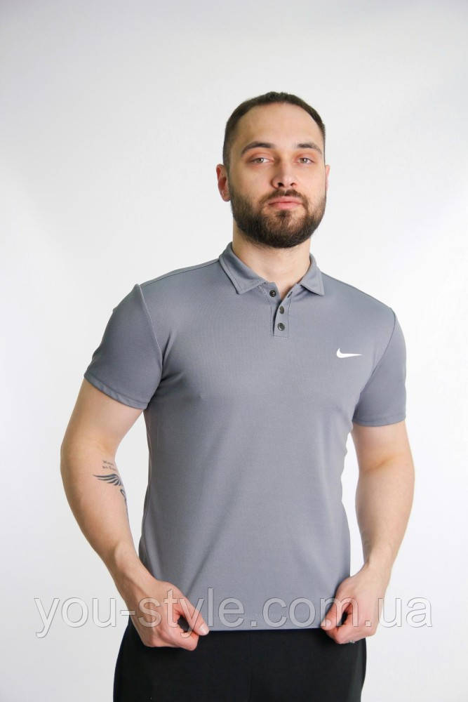 Поло Nike сіре (9245843663)