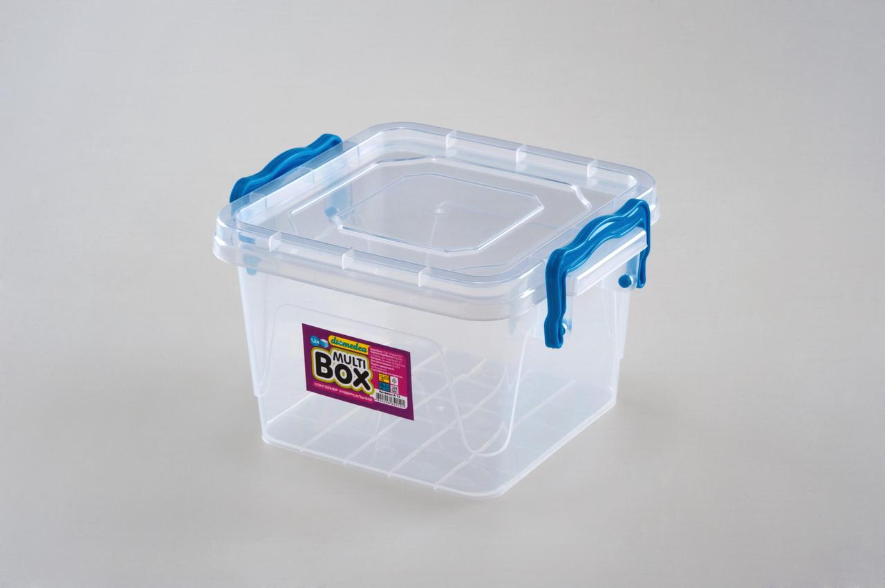 Бокс універсальний Multi Box квадратний з ручками (А-12), 1,2 л, Diomedea, Арт.45661