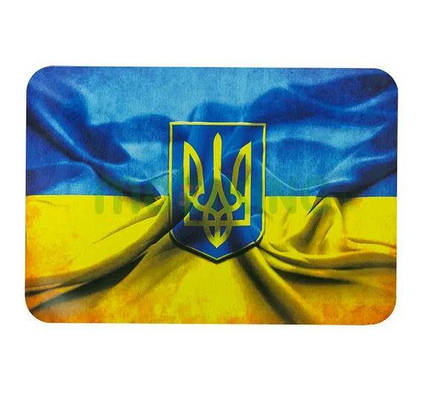 Коврик для мышки игровая поверхность КАЧЕСТВО Флаг Украины 25 на 30 см