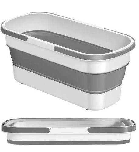 Складное ведро для стирки, barrel LY-488, таз для воды, белый (ID ...