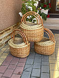 Набірні плетені корзини «Ажур» Арт:1029, фото 2