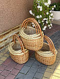 Набірні плетені корзини «Ажур» Арт:1029, фото 4
