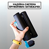 Сітка для настільного тенісу з кнопковим кріпленням, Сітки для пінг понгу LOKI Чорно-синій (4003), фото 6