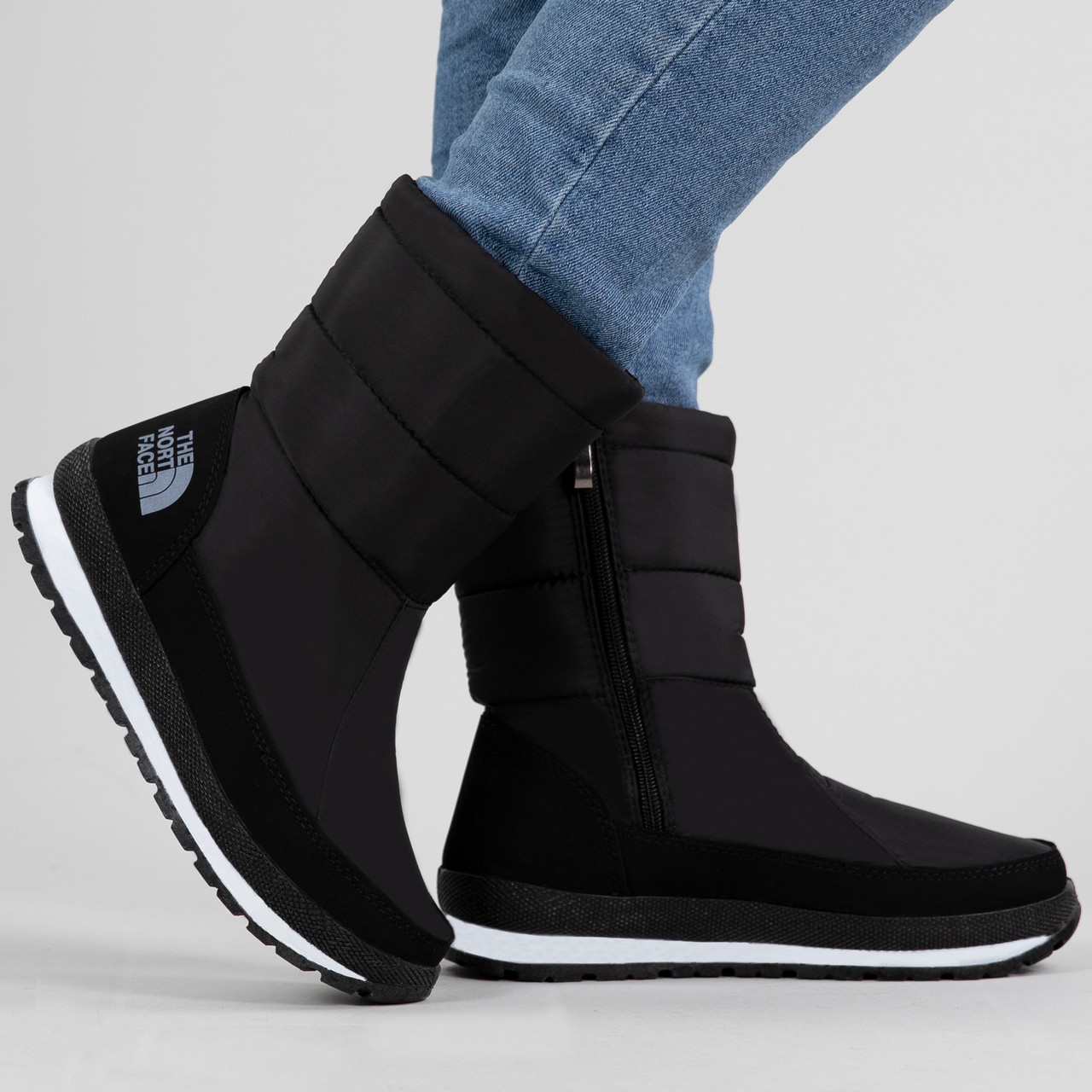 Дутики жіночі з хутром на замок (ЕД 3)