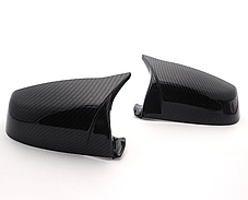 Накладки на дзеркала M Performance BMW (БМВ) F10 LCI, F11 LCI (2011-2015) Карбон, фото 3