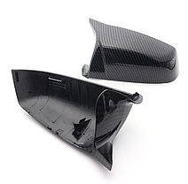 Накладки на дзеркала M Performance BMW (БМВ) F10 LCI, F11 LCI (2011-2015) Карбон, фото 6