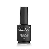 Топ матовий велюровий GLOSS Velour Top, 11 мл