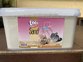 Пісок для шиншил Lolo Pets (Лоло Петс), 5,1 кг