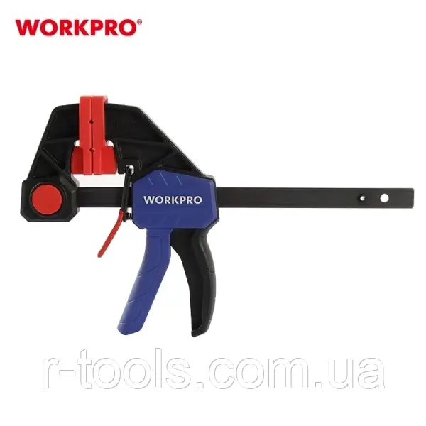 Струбцина швидкозатискна посилена 150 мм Workpro PRO PLUS WP232039
