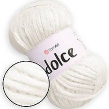 YarnArt Dolce, Молочний №745, плюшева пряжа