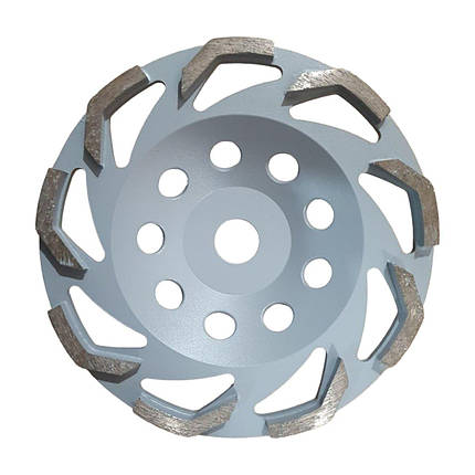 Grinding disc 180 x 22.23mm. #30 Super Hard Bond (Gray) Фреза / чашка шліфувальна 180мм. (Сіра), фото 1