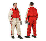 Костюм оператора піскоструминевий (вітрильна тканина / бавовна), вкл. рукавички, серт. відповідно до ISO 14877:2002 56 (XL),, фото 2