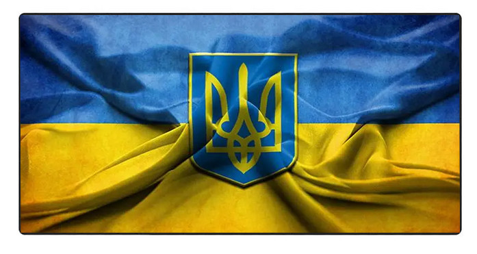 Стильний ігровий килимок Ukraine 70*30 см