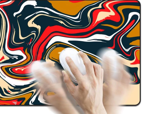 Стильний ігровий килимок Red StreetArt 70*30 см