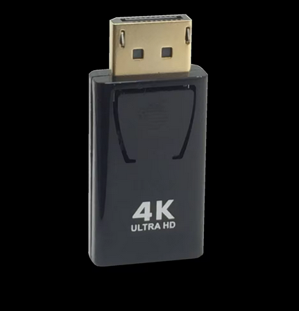 Високоякісний адаптер DisplayPort DP на HDMI 4K чорний