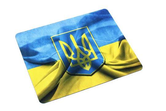 Килимок для мишки у формі Прапор України 25 на 30 см