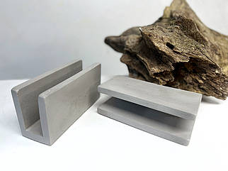 Серветниця з бетону/підставка для серветок на стіл для кафе ресторанів бару 16х8 см