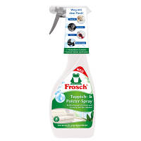 Популярний! Засіб для чищення килимів Frosch Плямовивідник для килимів та м&apos;яких меблів 500 мл (4001499965715) - Краща якість