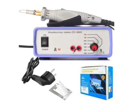 Випалювач по дереву та шкірі ZD-8905, 40W, фото 1