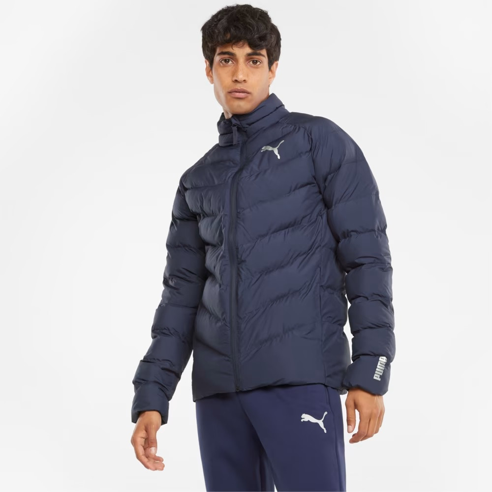 Куртка спортивна чоловіча Puma warmCELL Lightweight 587699 06 (синя, зима, термо, водонепроникна, пума)