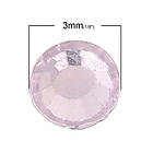 Термо стрази скляні 3мм Рожеві 2гр (+-200шт) STS002, фото 2