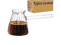 Турка 560мл 32231 скляна ТМ SNT Solmir