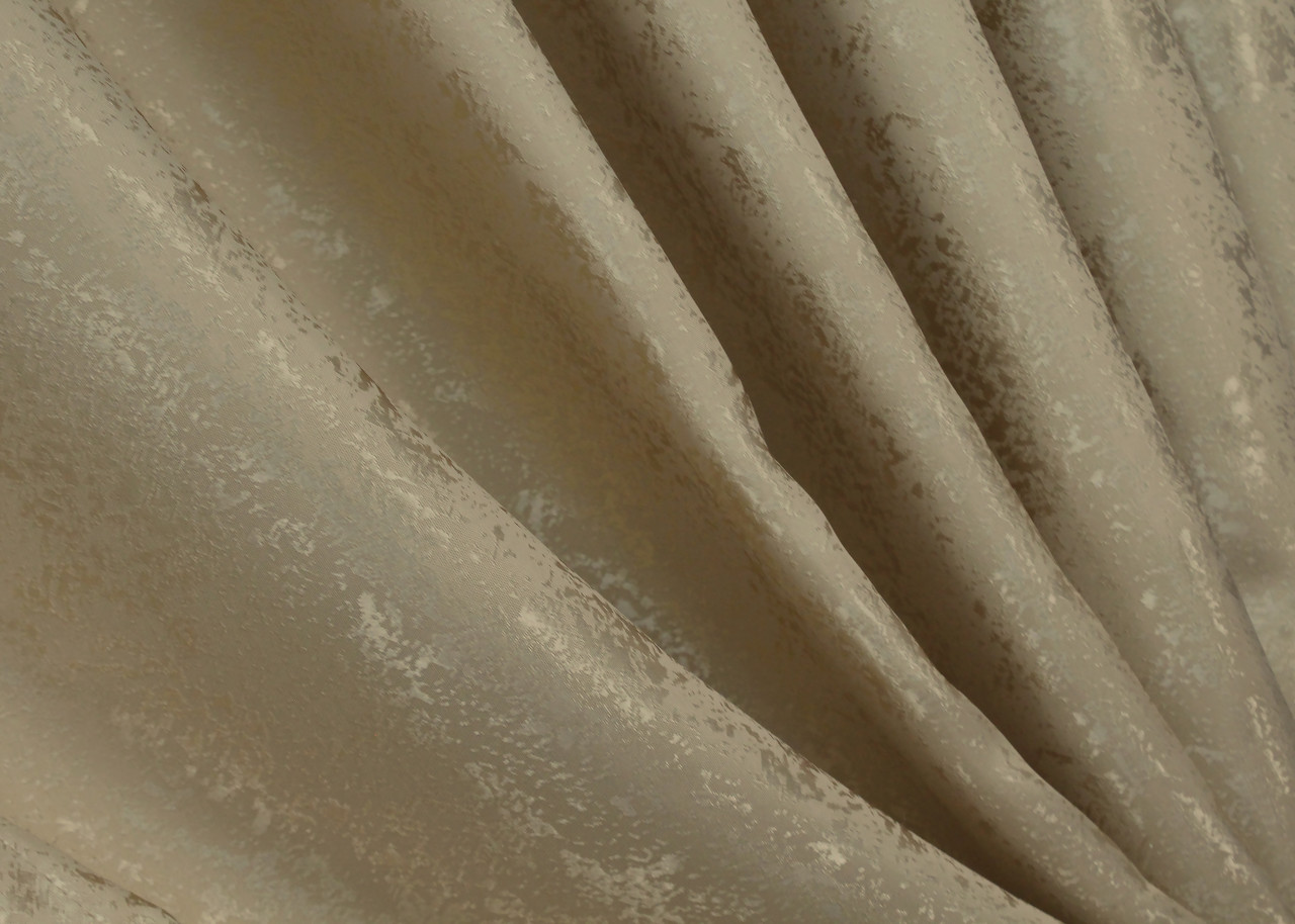 Шторна тканина жакард, колекція "Мармур Al1". Колір темно-бежевий. Код 438ш, фото 1