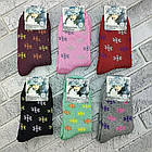 Шкарпетки жіночі високі зимові з махрою р.36-40 асорті сніжинки (114М28) ДУКАТ 30038975, фото 2