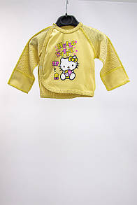 Дитяча сорочечка в горох на кнопках для дівчинки інтерлок