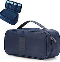 Портативна сумка для зберігання нижньої білизни Синя