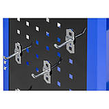 Візок для майстерні з 3 полицями та боковими стінками на гачках AL-FA, фото 3