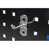 Візок для майстерні з 3 полицями та боковими стінками на гачках AL-FA, фото 5