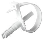 6х90мм Кабельна стяжка (хомут) з дюбелем 6х35мм для труб Ø6-25мм (50шт.) [s0430006] E.NEXT