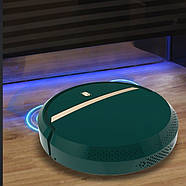 Пилосос-робот круглий акумуляторний RS320-0 Робот-пилосос з розумною навігацією для сухого прибирання, фото 3