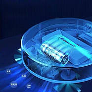 Пилосос-робот круглий акумуляторний RS320-0 Робот-пилосос з розумною навігацією для сухого прибирання, фото 5