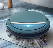 Пилосос-робот круглий акумуляторний RS320-0 Робот-пилосос з розумною навігацією для сухого прибирання, фото 2