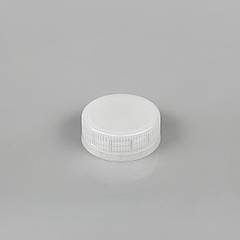 Кришка для пляшки біла-напівпрозора 38 мм (Преміум) з контролем першого відкриття
