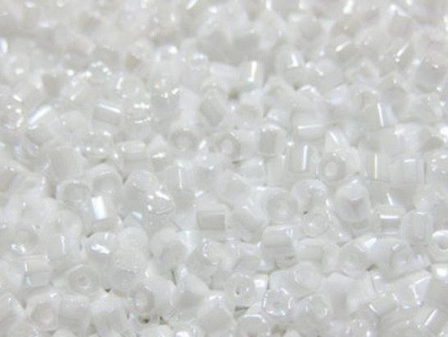 Бісер рубка 10/0, No 46102 перлиновий, білий пач.50 грамів), фото 1