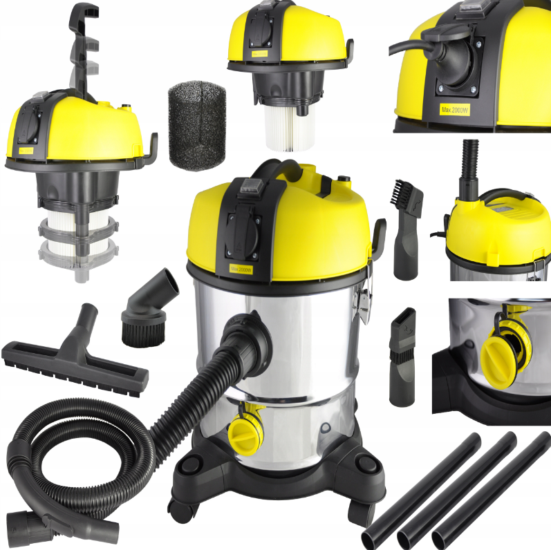 Будівельний пилосос POWERMAT PM-2800, фото 1