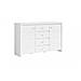 Комод в спальню ВМК (БРВ) Крістіна KOM2D4S Білий + Білий глянець (GRB-1490)+, фото 4