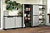 Шафа для зберігання інвентарю сіра Planet Base Cabinet Keter/Kis, фото 9